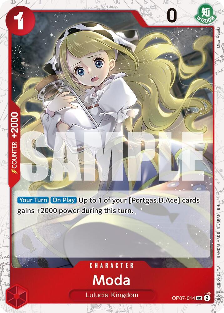 Moda (Pirate Foil) - Foil (Premium Booster -The Best- Vol.2 [PRB-02])(OP07-014)(UC)