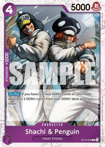 Shachi & Penguin (Pirate Foil) - Foil (Premium Booster -The Best- Vol.2 [PRB-02])(ST10-008)(C)