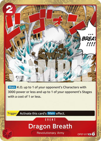 Dragon Breath (Pirate Foil) - Foil (Premium Booster -The Best- Vol.2 [PRB-02])(OP07-017)(UC)