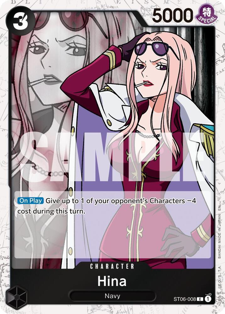 Hina (Pirate Foil) - Foil (Premium Booster -The Best- Vol.2 [PRB-02])(ST06-008)(C)