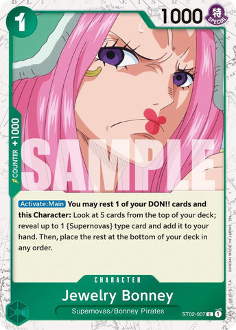 Jewelry Bonney - ST02-007 (Pirate Foil) - Foil (Premium Booster -The Best- Vol.2 [PRB-02])(ST02-007)(C)