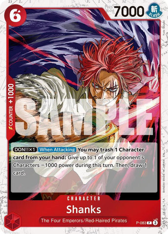 Shanks - P-083 (Pirate Foil) - Foil (Premium Booster -The Best- Vol.2 [PRB-02])(P-083)(PR)