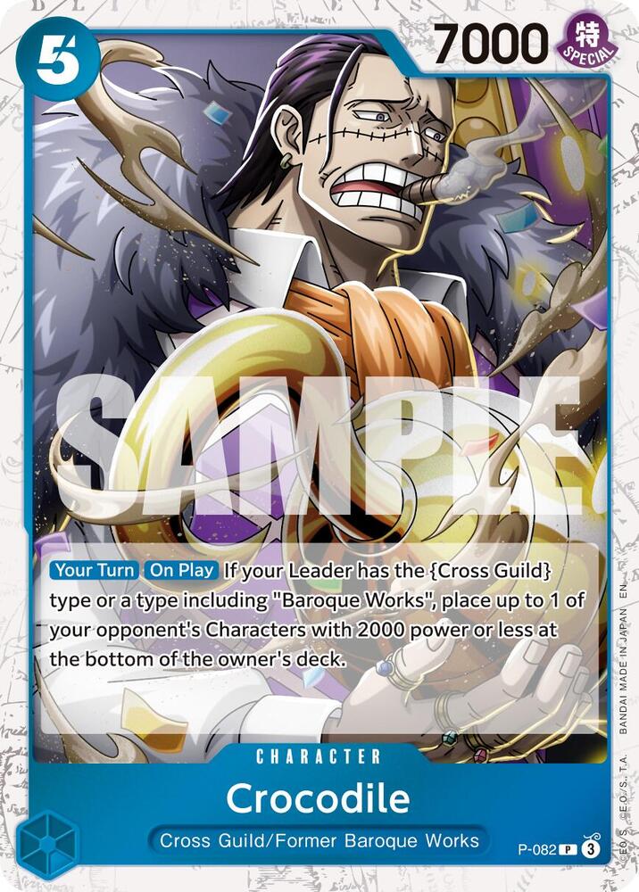 Crocodile - P-082 (Pirate Foil) - Foil (Premium Booster -The Best- Vol.2 [PRB-02])(P-082)(PR)