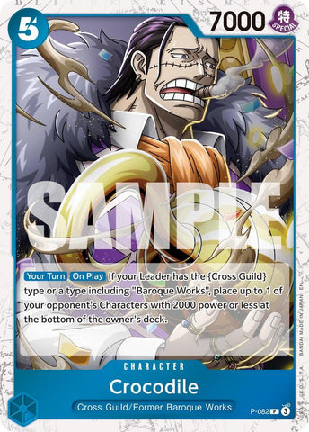 Crocodile - P-082 (Pirate Foil) - Foil (Premium Booster -The Best- Vol.2 [PRB-02])(P-082)(PR)
