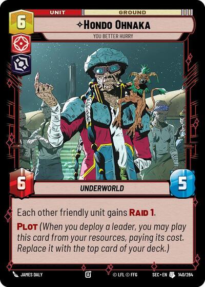 Hondo Ohnaka, You Better Hurry (Secrets of Power)(SEC-140/264)(U)