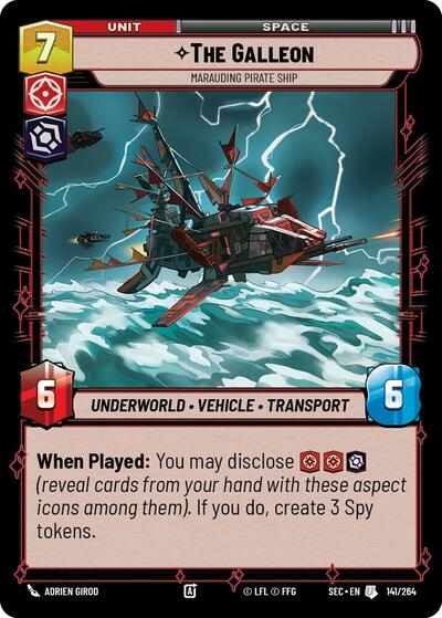 The Galleon, Marauding Pirate Ship (Secrets of Power)(SEC-141/264)(U)