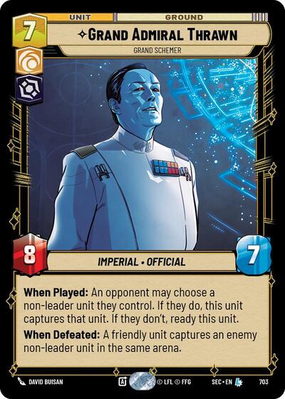 Grand Admiral Thrawn, Grand Schemer (Secrets of Power)(SEC-193/264)(L)