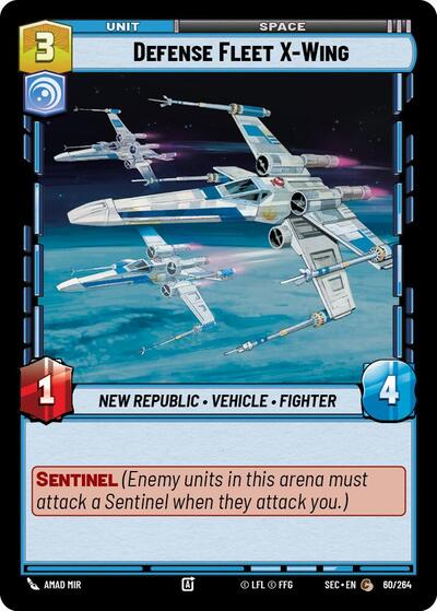 Defense Fleet X-Wing (Secrets of Power)(SEC-060/264)(C)
