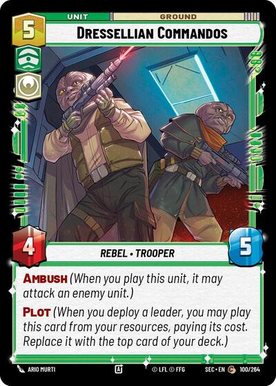 Dressellian Commandos (Secrets of Power)(SEC-100/264)(C)