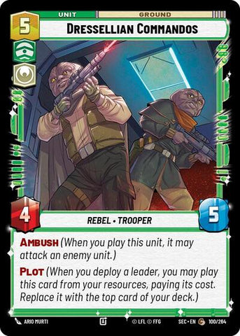 Dressellian Commandos (Secrets of Power)(SEC-100/264)(C)