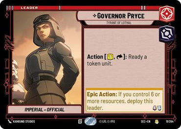 Governor Pryce, Tyrant of Lothal (Secrets of Power)(SEC-011/264)(R)