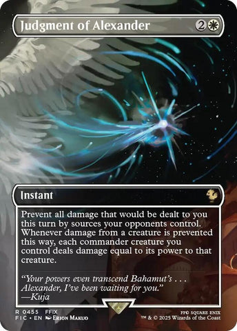 Judgment of Alexander - Borderless - Foil (Final Fantasy Commander)(FIC-455)(R)