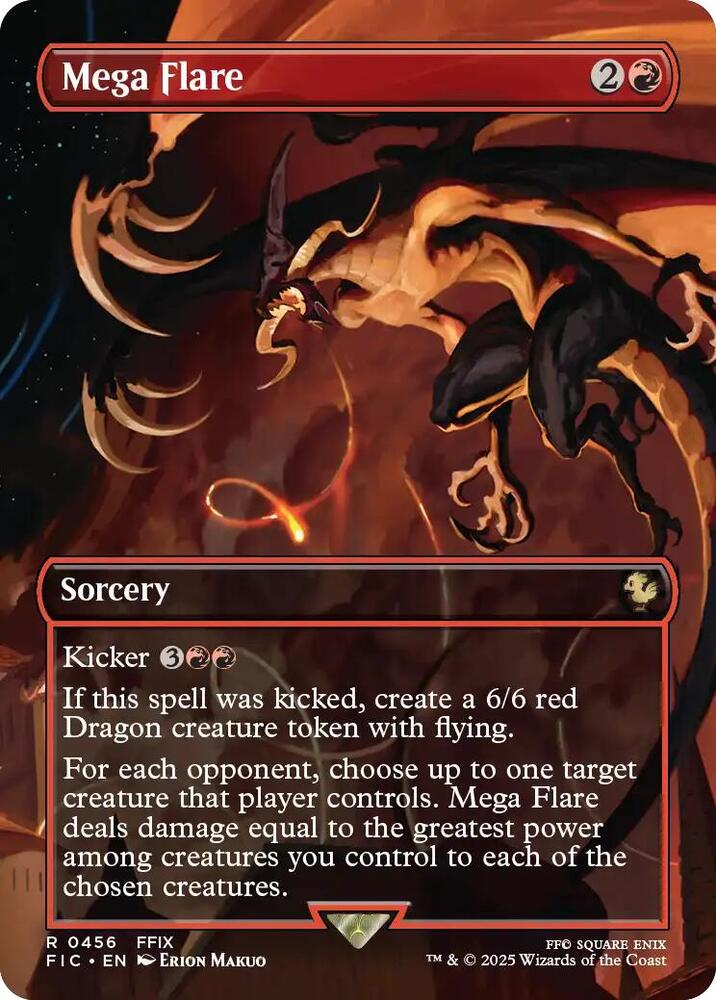 Mega Flare - Borderless (Final Fantasy Commander)(FIC-456)(R)