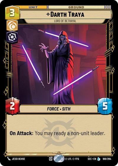Darth Traya, Lord of Betrayal (Secrets of Power)(SEC-188/264)(L)