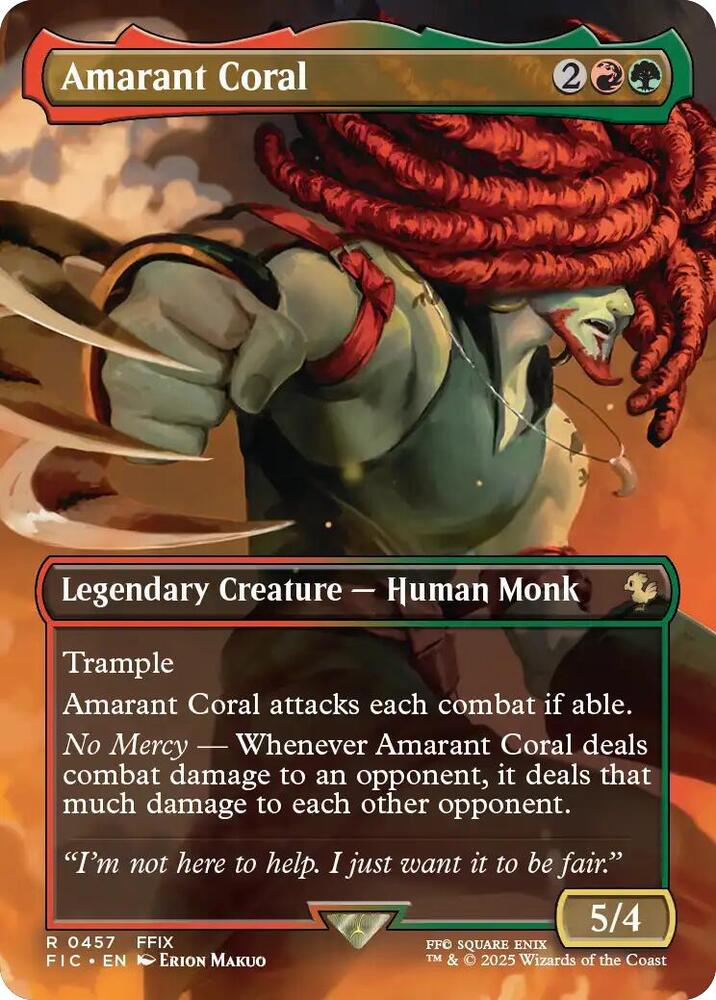 Amarant Coral - Borderless (Final Fantasy Commander)(FIC-457)(R)
