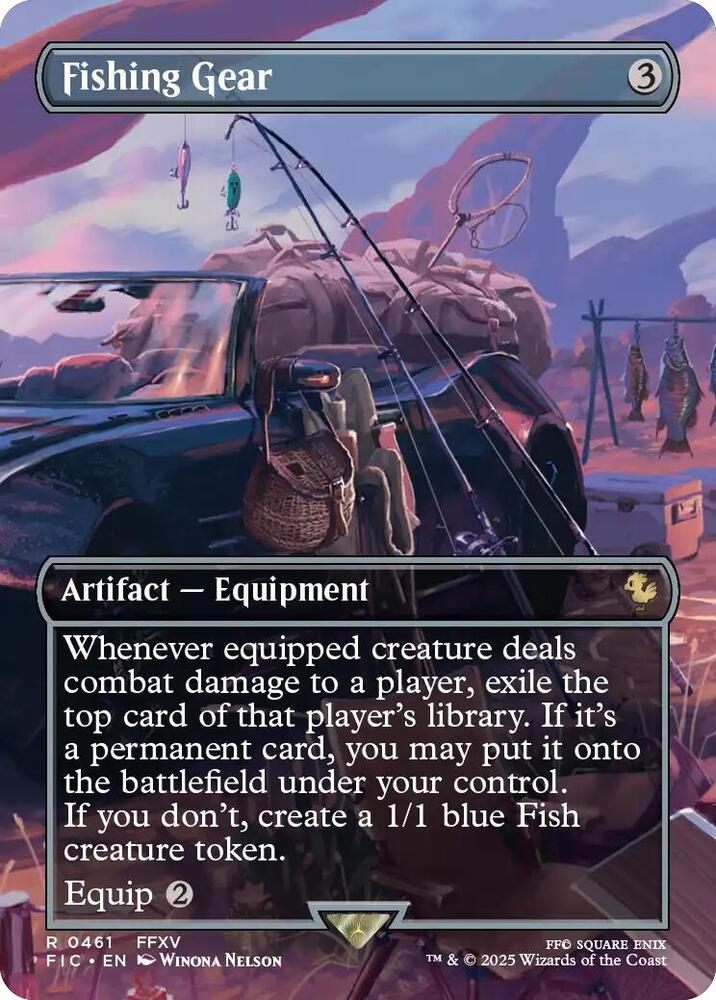 Fishing Gear - Borderless (Final Fantasy Commander)(FIC-461)(R)
