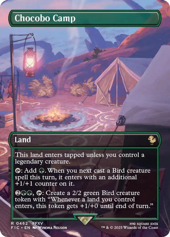 Chocobo Camp - Borderless - Foil (Final Fantasy Commander)(FIC-462)(R)