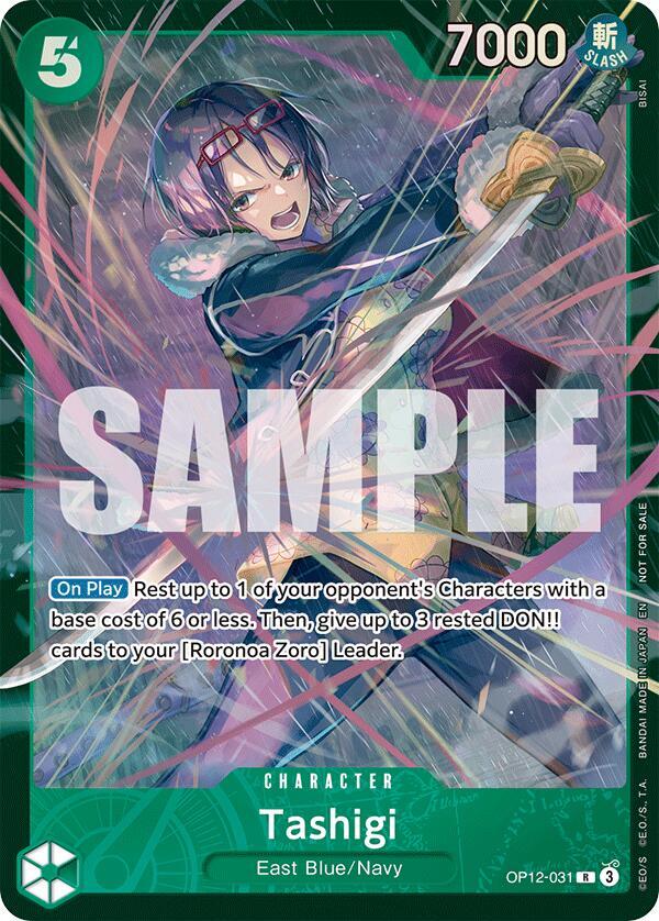 Tashigi [Store Treasure Cup 2025] [Foil] (One Piece Promotion Cards)(OP12-031)(R)