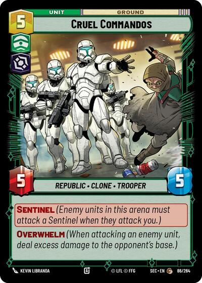 Cruel Commandos (Secrets of Power)(SEC-086/264)(C)