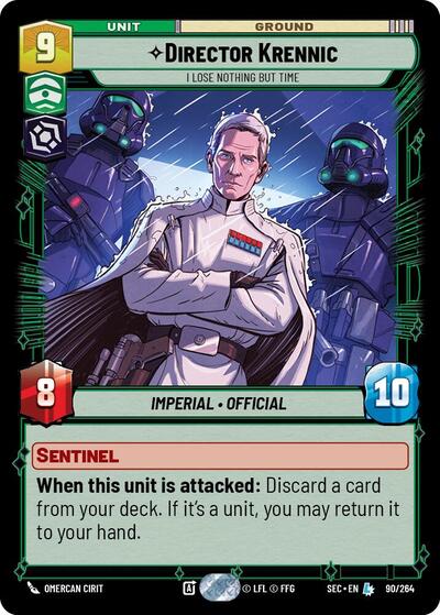 Director Krennic, I Lose Nothing But Time (Secrets of Power)(SEC-090/264)(L)