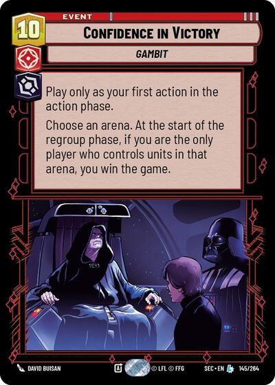 Confidence in Victory (Secrets of Power)(SEC-145/264)(L)