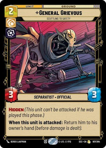 General Grievous, Scuttling to Safety (Secrets of Power)(SEC-187/264)(R)