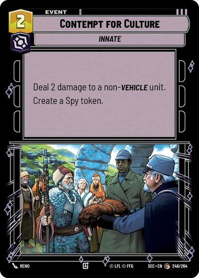 Contempt for Culture (Secrets of Power)(SEC-246/264)(C)