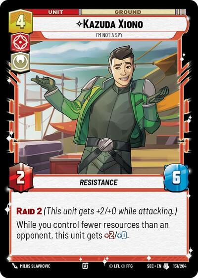 Kazuda Xiono, I'm Not A Spy (Secrets of Power)(SEC-151/264)(U)