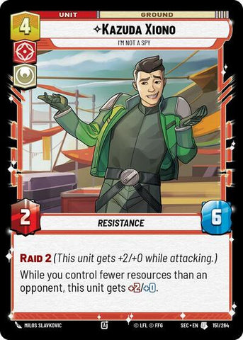 Kazuda Xiono, I'm Not A Spy (Secrets of Power)(SEC-151/264)(U)
