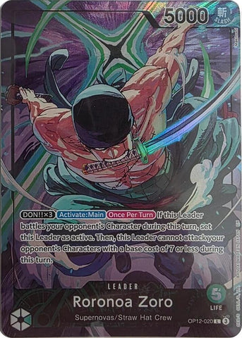 Roronoa Zoro - OP12-020 [Official Playmat Limited Edition Vol.4] [Foil] (One Piece Promotion Cards)(OP12-020)(L)