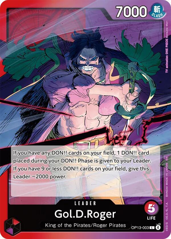 Gol.D.Roger (003) (Carrying On His Will)(OP13-003)(L)
