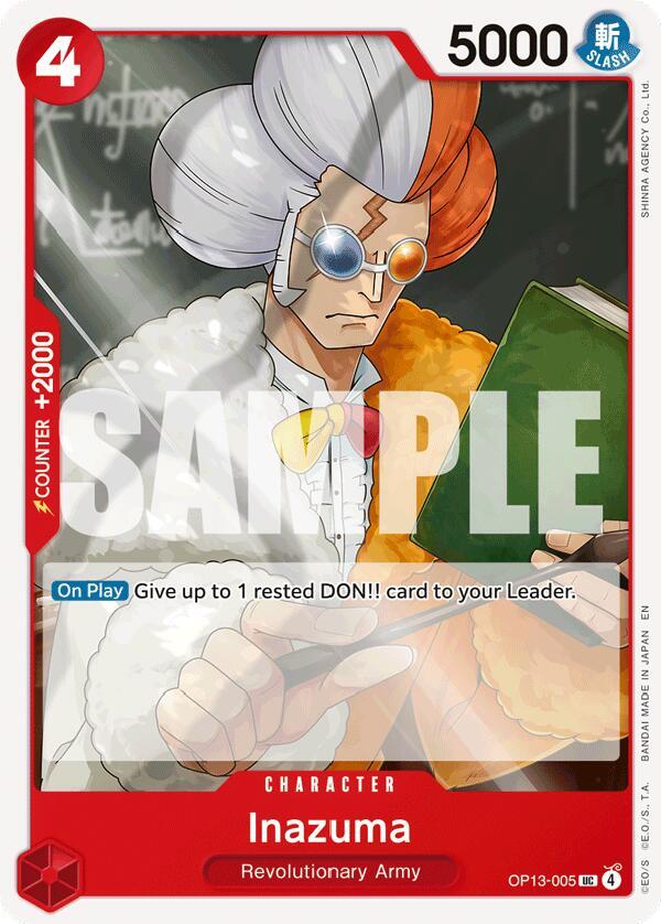 Inazuma (Carrying On His Will)(OP13-005)(UC)