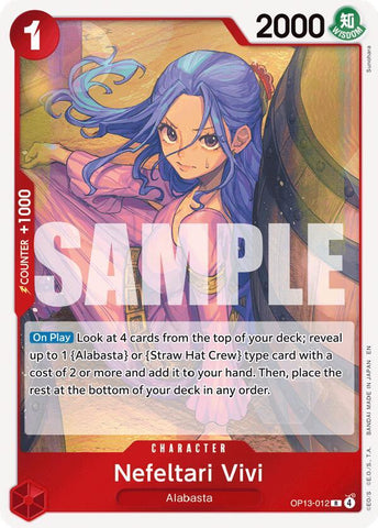 Nefeltari Vivi - Foil (Carrying On His Will)(OP13-012)(R)