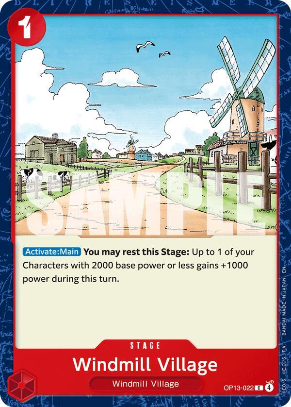 Windmill Village (Carrying On His Will)(OP13-022)(C)