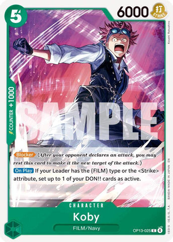 Koby (Carrying On His Will)(OP13-025)(C)