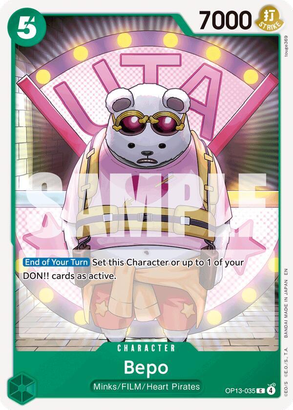 Bepo (Carrying On His Will)(OP13-035)(C)