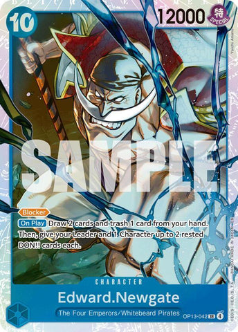 Edward.Newgate - Foil (Carrying On His Will)(OP13-042)(SR)