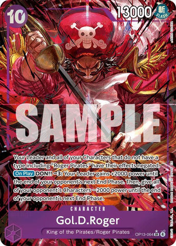 Gol.D.Roger (064) - Alternate Art - Foil (Carrying On His Will)(OP13-064)(SR)