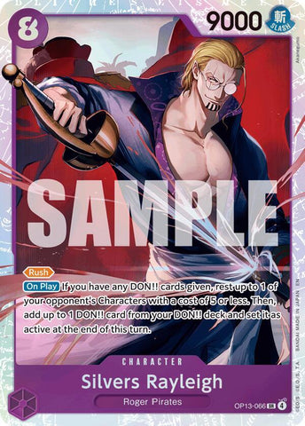 Silvers Rayleigh - Foil (Carrying On His Will)(OP13-066)(SR)