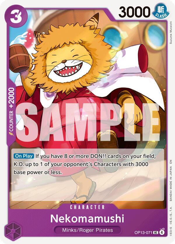 Nekomamushi (Carrying On His Will)(OP13-071)(UC)
