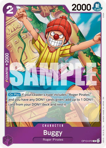 Buggy - Foil (Carrying On His Will)(OP13-072)(R)
