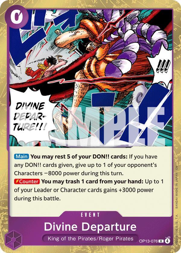 Divine Departure - Foil (Carrying On His Will)(OP13-076)(R)