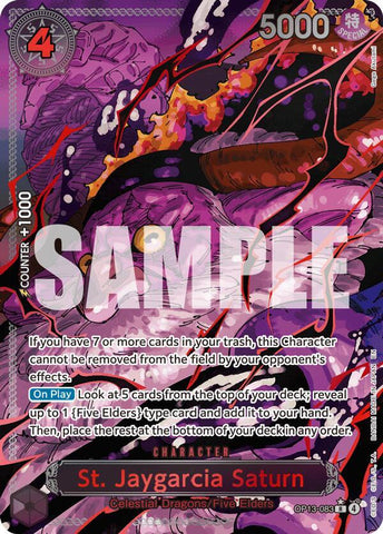 St. Jaygarcia Saturn - Parallel - Foil (Carrying On His Will)(OP13-083)(R)