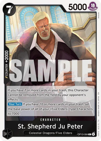 St. Shepherd Ju Peter - Foil (Carrying On His Will)(OP13-084)(R)