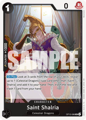 Saint Shalria (Carrying On His Will)(OP13-086)(UC)