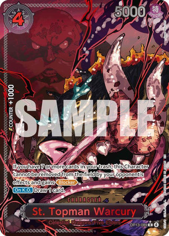 St. Topman Warcury - Parallel - Foil (Carrying On His Will)(OP13-089)(R)