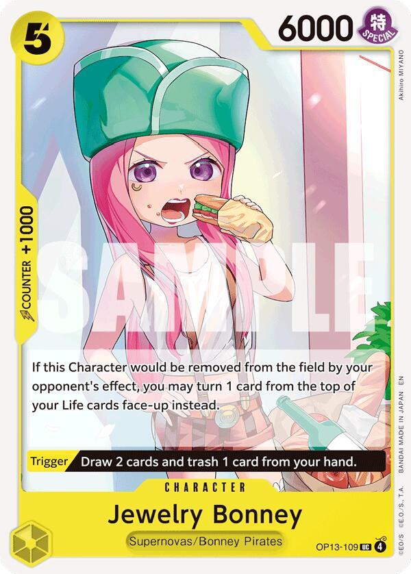 Jewelry Bonney (109) (Carrying On His Will)(OP13-109)(UC)