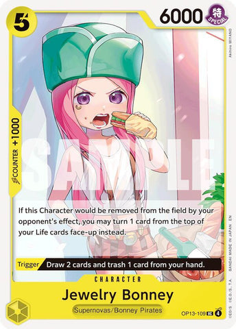 Jewelry Bonney (109) (Carrying On His Will)(OP13-109)(UC)