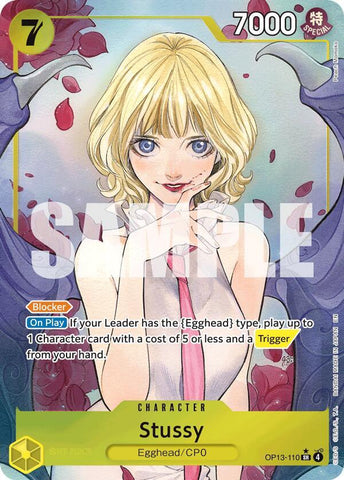 Stussy - Alternate Art - Foil (Carrying On His Will)(OP13-110)(SR)