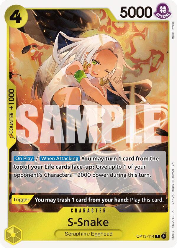 S-Snake - Foil (Carrying On His Will)(OP13-114)(R)